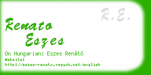 renato eszes business card